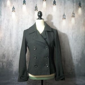 Countess Dark Gray Pea coat Size Small